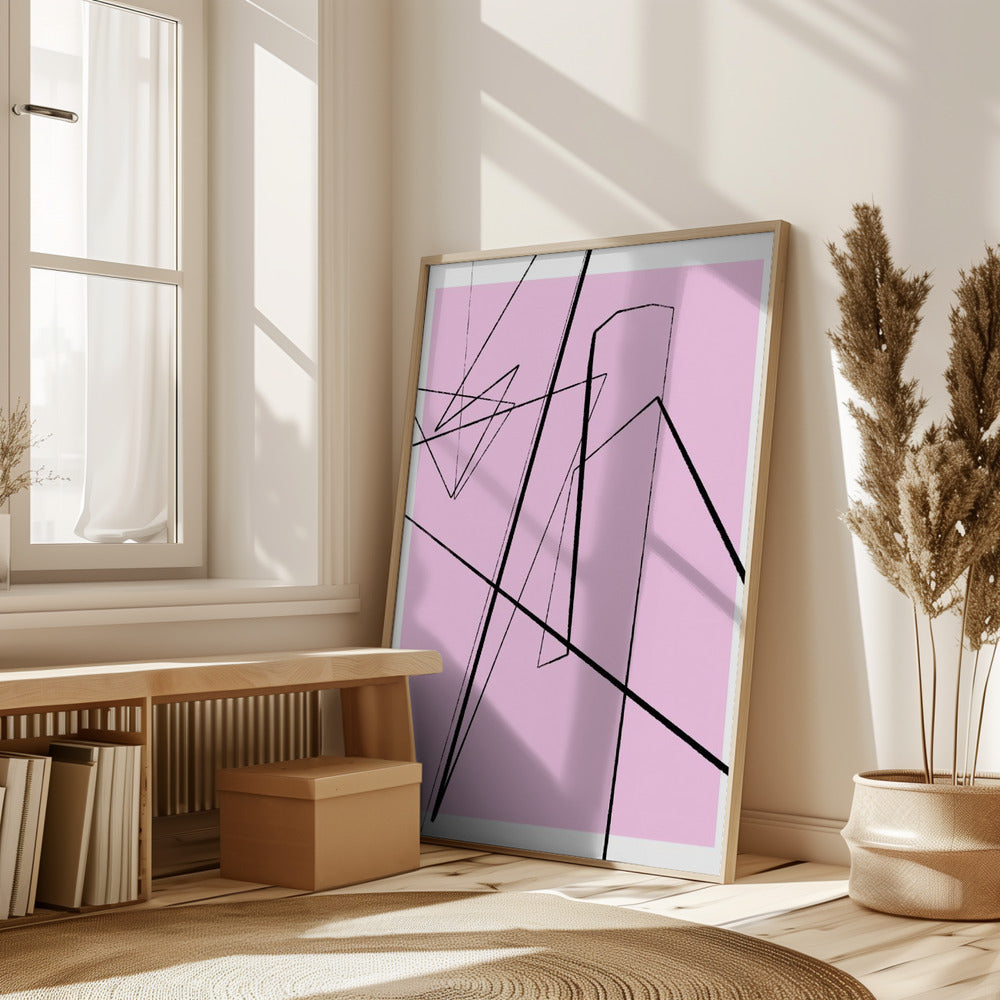 Angular Lines No 10 Poster
